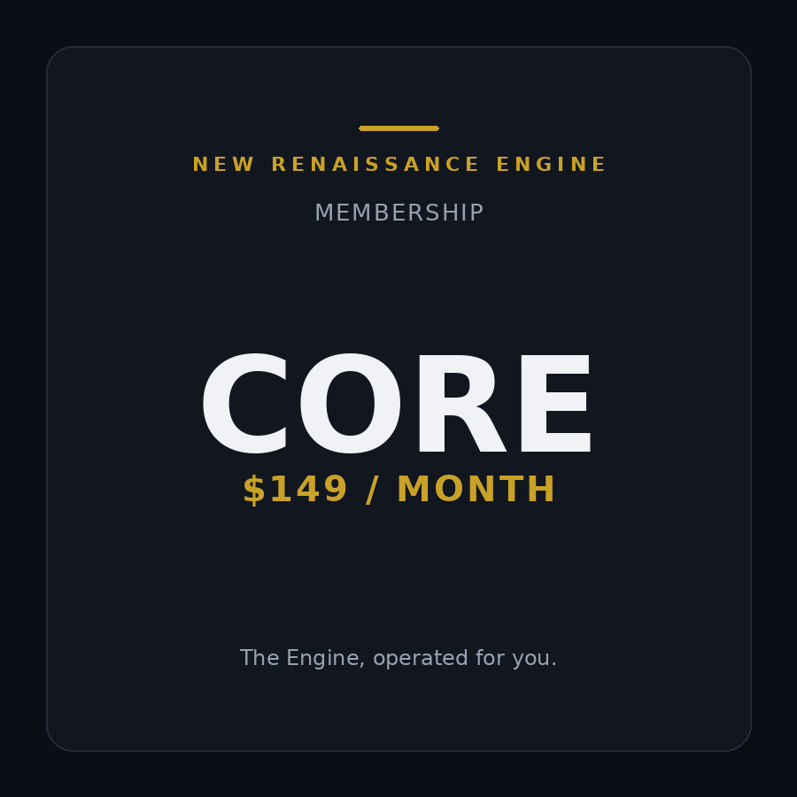 NRE Membership — Core