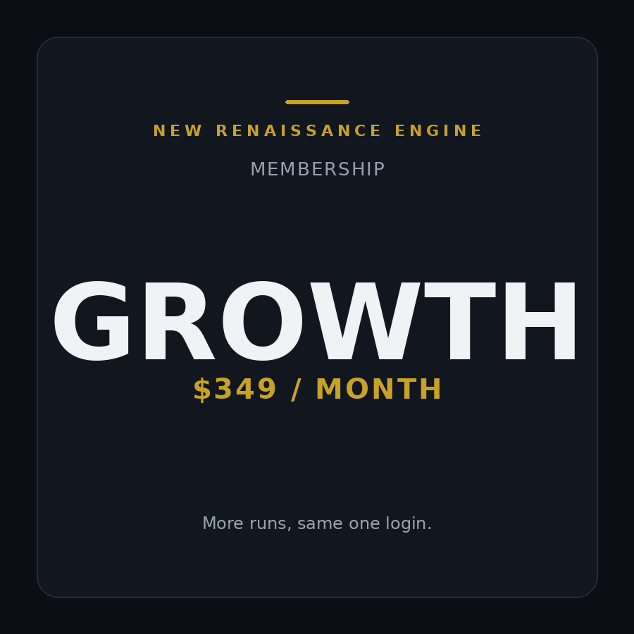 NRE Membership — Growth